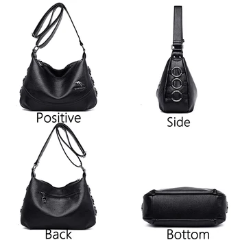 Retro Dámské Kabelky, Značkové Slavné Značky Crossbody Tašky pro Ženy 2021 Velká Kapacita Dámy Rameno Messenger Tašky Tote Bag
