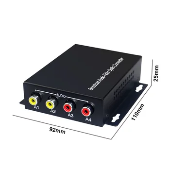 2 Kanál Bidi RCA Audio na optické Vlákno Extender (Obousměrný) FC SM 20km Nad FC Audio interkom systém vysílání (Tx/Rx)Kit