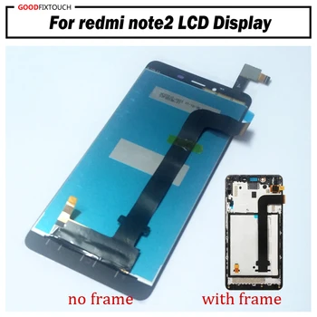 Test Pro Xiaomi Hongmi Poznámka 2 Redmi Note 2 LCD Displej + Rám Panel Touch Screen Digitizér Montáž s rámečkem + nástroje zdarma