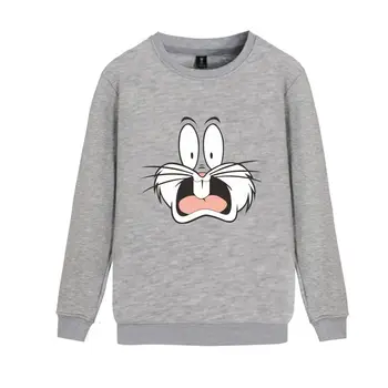 LUCKYFRIDAYF 2017 harajuku Bugs Bunny kawaii Karikatura Podzim Zima Mikiny Ženy/muži Mikiny 3d Tisk moletom Streetwear 4xl