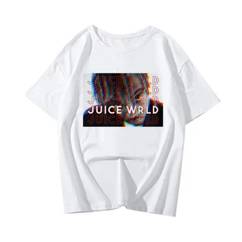 Šťáva Wrld Hiphop TShirt Xxxtentacion Harajuku Streetwear Estetické Gotické Nadrozměrné T Košile O-Krk V Klidu Legenda