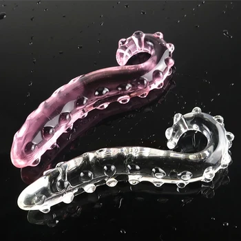 BLACKWOLF Hippocampus Chapadlo Skleněné Dildo Crystal Realistické Dilda Dospělé Anální Butt Plug Sexuální Hračky pro Ženy G-Spot Masturbátor