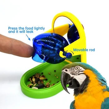 1KS Pet Bird Hračky Tygří Kůži Xuanfeng Pást Rozvoj Inteligence Zábavný Trénink Úniku Potravin Rekvizity Pták Hračky