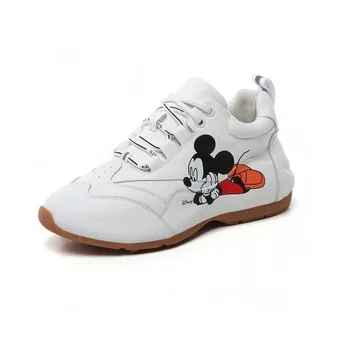Disney Mickey Mouse bílé boty new Mickey dámy ležérní all-zápas měkké sole ležérní sportovní obuv