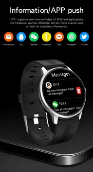 2021 Chytré Hodinky Muži IP68 Vodotěsné Fitness Tracker Heart Rate Monitoring Sleep Clock Weather Display Módní Sportovní Smartwatch
