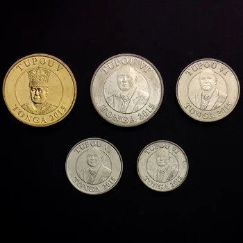 Tonga 5pieces/ Set UNC originální Mince Nebyl rozeslán rok