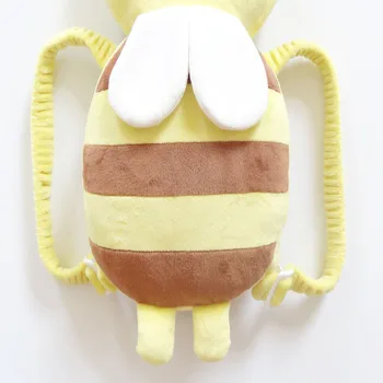 Dítě Anti Drop Opěrky hlavy Cute Cartoon Trochu Bee Flanelové dětské Chodítko s Hlavy Čepici Novorozence Dárek