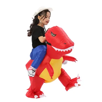 Děti Nafukovací Kostým Dinosaura T-Rex Trex Halloween, Vánoce Cosplay Party Zápasník Suma Dospělé Dítě, Karneval Šaty Maskot