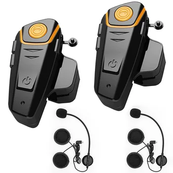 BT-S2 2ks Motocykl Bluetooth Intercom Helmu Headset Reproduktor Rádio Motorka Komunikační Systém Handsfree Sluchátka