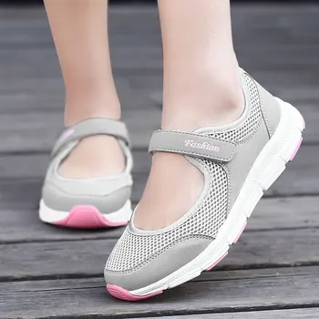 2020 nové dámské sportovní boty, dámské letní příležitostné prodyšný soft-podrážkou dámské sportovní boty vulkanizovaná dámské boty na platformě