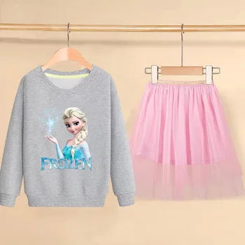 Disney Dívka Šaty Dětské Dětské Oblečení Princezna Frozen Anna Elsa Šaty Sněhová Královna Cosplay Kostým Party, Narozeniny, Dětské Oblečení