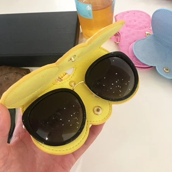 KPAY 2019 Pštrosí Vzor Unikátní PU Kůže Brýle Bag Multi-funkční Brýle Případ Ženy, sluneční Brýle, Skladování, Ochranu Ins