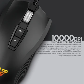 FANTECH X14S Optické Nastavitelný 4000DPI 7D Makro Profesionální Drátové Herní Myš Pro Mouse Gamer Základní Ergonomické Myši