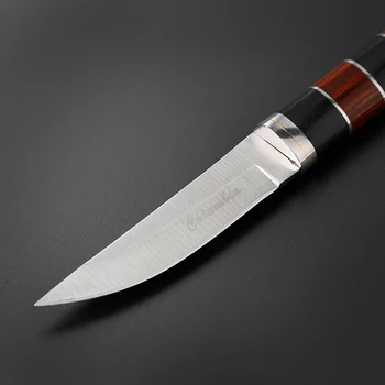 CS STUDENÉ 3CR13 52HRC pevnou čepelí nůž, vysoká tvrdost venkovní taktické přežití kapesní nože mini nerezové ovoce nože+ pláště