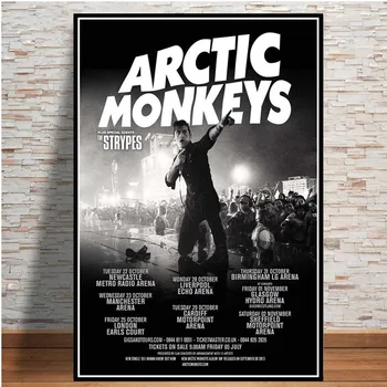 Plakáty a Tisky Arctic Monkeys Music Band Citát Plakát Wall Art Obraz Plátno Pro Malování Pokoj Domácí Dekor