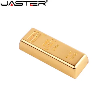 JASTER zlata usb flash disk Memory stick bar pero 4GB 8GB 16GB 32GB 64GB pero U disku dárek