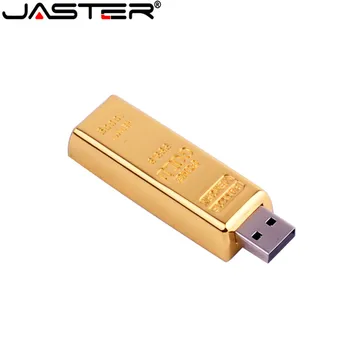 JASTER zlata usb flash disk Memory stick bar pero 4GB 8GB 16GB 32GB 64GB pero U disku dárek
