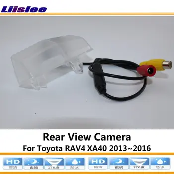Auto Reverse Zadní Kamera Pro Toyota RAV4/XA40 2013-2016 Auto CAM RCA Adaptér Připojit Původní Tovární Obrazovce