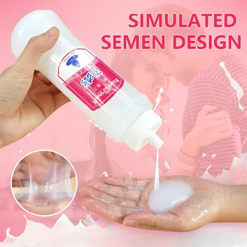 500 ML Mazání Simulovat Sperma lubrikant sex Lube Produkty na Vodní Bázi Sex Olej, Sexuální anální maziva, Dospělý sex produktů