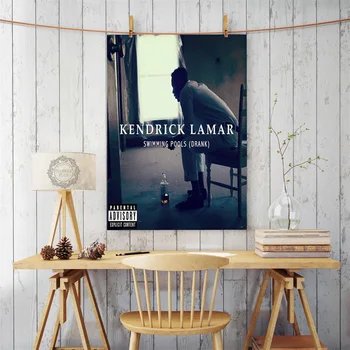 Kendrick Lamar SAKRA Pokorný Horké Hudebních Alb Cover Hip Hop Rap Hvězda, Umění Malování na Hedvábí, Plátno, Plakát quadro cuadros