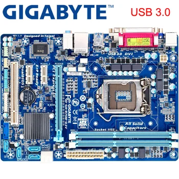 GIGABYTE GA-B75M-D3V Desktop základní Deska B75 Socket LGA 1155 i3 i5 i7 DDR3 32G Micro ATX Původní B75M-D3V Použita základní Deska H61