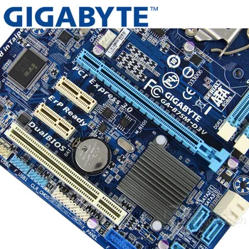 GIGABYTE GA-B75M-D3V Desktop základní Deska B75 Socket LGA 1155 i3 i5 i7 DDR3 32G Micro ATX Původní B75M-D3V Použita základní Deska H61