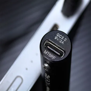 TS80 Přenosná Elektrická páječka Nastavitelná Teplota Digitální Pájecí Stanice, OLED Displej, USB Typu C svařování železa tipy