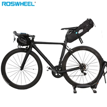 ROSWHEEL kolo vodotěsné sedlo taška mtb bike taška zadním sedadle tašku koš cyklu cyklistické tašky doplňky 10L
