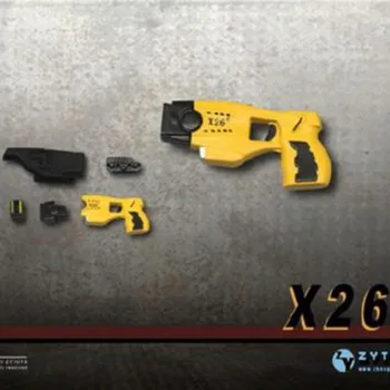 ZYTOYS Měřítku 1/6 Taser X26 Zbraň, Zbraň, Voják Obrázek Toy ZY2009E Fit Model 12