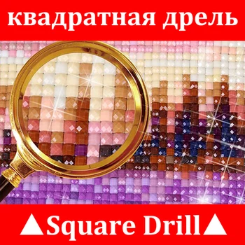 5D DIY Diamantový Malby, Výšivky Kráva A Kotě Vyšívání Dárek Full Diamond Mozaika Cross stitch Domova KBL