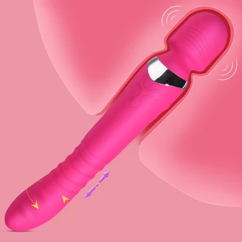Vytápění Stretch Vibrátor G Spot Vibrátor pro Ženy Silný Dospělý Sex Hračky, Osobní Klitoris Masér Kouzelná Hůlka AV Pochvy Stimulátor