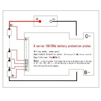 8S 24V 100A Lifepo4 Baterie Rady pro Ochranu UPS Energii Měničem BMS PCB Deska s rovnováhou-Hot