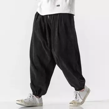 Na podzim roku 2020 nové pánské kalhoty Japonské kalhoty rovné kalhoty harém Korean pánské volné kotník kalhoty