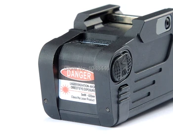 Taktické Laserové Baterku SBAL-PL Loveckou Zbraň Světlo Combo Červené Laserové Pistole Konstantní & Strobe Zbraň Světlo Picatinny Rail