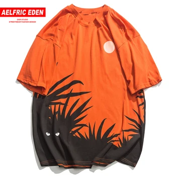 Aelfric Eden Harajuku Legrační Vzor Tištěné T Tričko Pánské 2019 Letní Módní Ležérní Hip Hop Bavlna Mužské Krátký Rukáv Streetwear