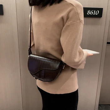 Dámská nová taška přes rameno korejské verzi divokého jednoduché diagonální taška