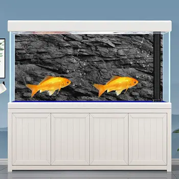 5 Velikostí Rock Kámen, PVC Akvarijní Pozadí Plakátu Ryby Nádrž Zdi Obraz Krajiny Akvarijní Dekorace Samolepící Tapety