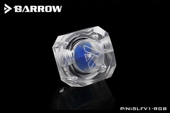 Barrow SLFV1-RGB Akryl Průtok Vody Metr LRC2.0(5v 3pin) Systém Osvětlení Více Blade Barvy