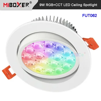 Miboxer 9W RGB+CCT LED Stropní Reflektor Stmívatelné FUT062 AC110V 220V led Downlight úhel Nastavitelný Podporu Chytrý Telefon APLIKACE