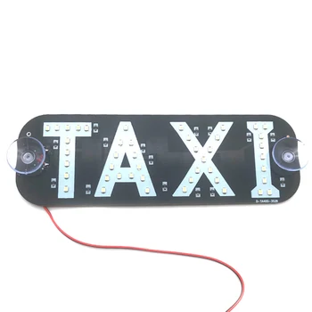 Taxi LED Znamení, Výstražné Světlo, Dekorace Indikátor Nárazuvzdorný Bezpečný DC 12V pro Auto NJ88