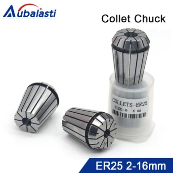 ER25 2-16 mm ER jaře collet chuck Přesnost 0,008 mm Nástroj Bitů Držák pro CNC frézovací nástroj držitele Rytí stroj motorové vřeteno