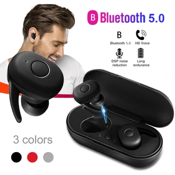 B1 TWS Bluetooth Sluchátka Bezdrátová Sluchátka 5.0 Sluchátka Šumu S Mikrofonem Nabíjecí Box Pro IPhone, Xiaomi, Huawei Samsung