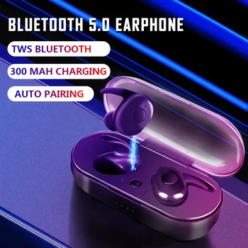 B1 TWS Bluetooth Sluchátka Bezdrátová Sluchátka 5.0 Sluchátka Šumu S Mikrofonem Nabíjecí Box Pro IPhone, Xiaomi, Huawei Samsung