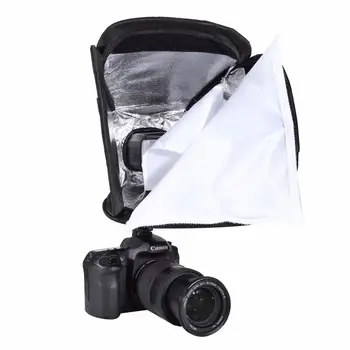 23x23cm Přenosný Blesk Speedlight Softbox Difuzér Soft Box Kryt Mini Softbox Pro Nikon Canon Sony Yongnuo R60