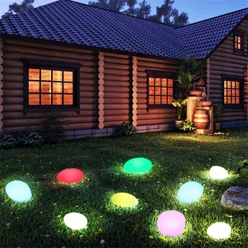 Thrisdar RGB Simulace Kámen Tvar LED Noční Světlo IP68 Venkovní Zahradu, Krajina, Trávník, Cesta Paluby Světlo Bazén Světlo