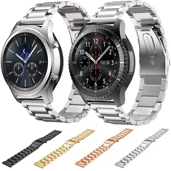 46 mm z Nerezové Oceli WatchBand+nástroj Pro Samsung Gear S3 Hranice Klasické chytré hodinky popruh Náramek Pro Huami Amazfit sport 22mm