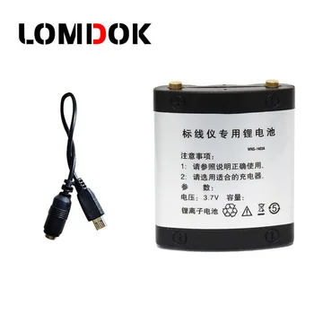 LOMDOK 3.7 V Dobíjecí Lithium Baterie pro 635nm Cross Line Laser Úrovně Laserové Nivelační Infračervený měřič úrovně baterie a Kabel