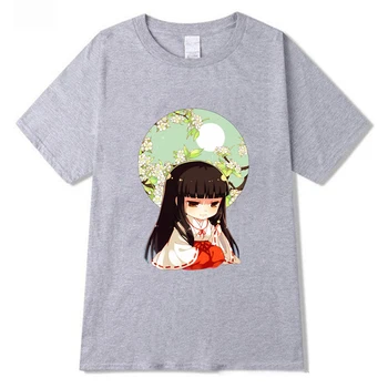 Inuyasha Sesshoumaru Legrační Karikatura T Tričko Higurashi Kagome Grafické T-shirt Módní Anime Tričko Top 90