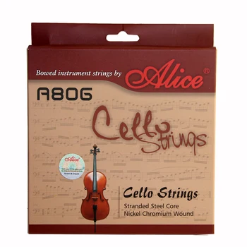 Alice Violoncello Struny Uvízlé Ocelové Jádro Profesionální Violoncello Struny na Violoncello Příslušenství součástí