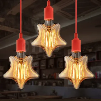 Retro Tvar Hvězdy Edison Žárovka Lampa E27 Vánoční Osvětlení Vnitřní Vintage Žárovky Žárovky Ozdobné Žárovky Pro Domov
